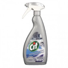Nerūsējoša tērauda un stikla tīrīsanai CIF Stainless Steel & Glass 750ml Nerūsējoša tērauda un stikla tīrīsanai CIF Stainless Steel & Glass 750ml