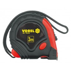 Mērlente VOREL 5m x 25mm ar fiksatoru Mērlente VOREL 5m x 25mm ar fiksatoru